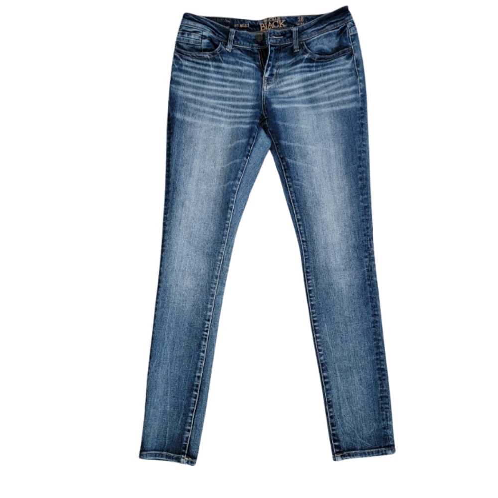 Buckle Black Womans Jeans